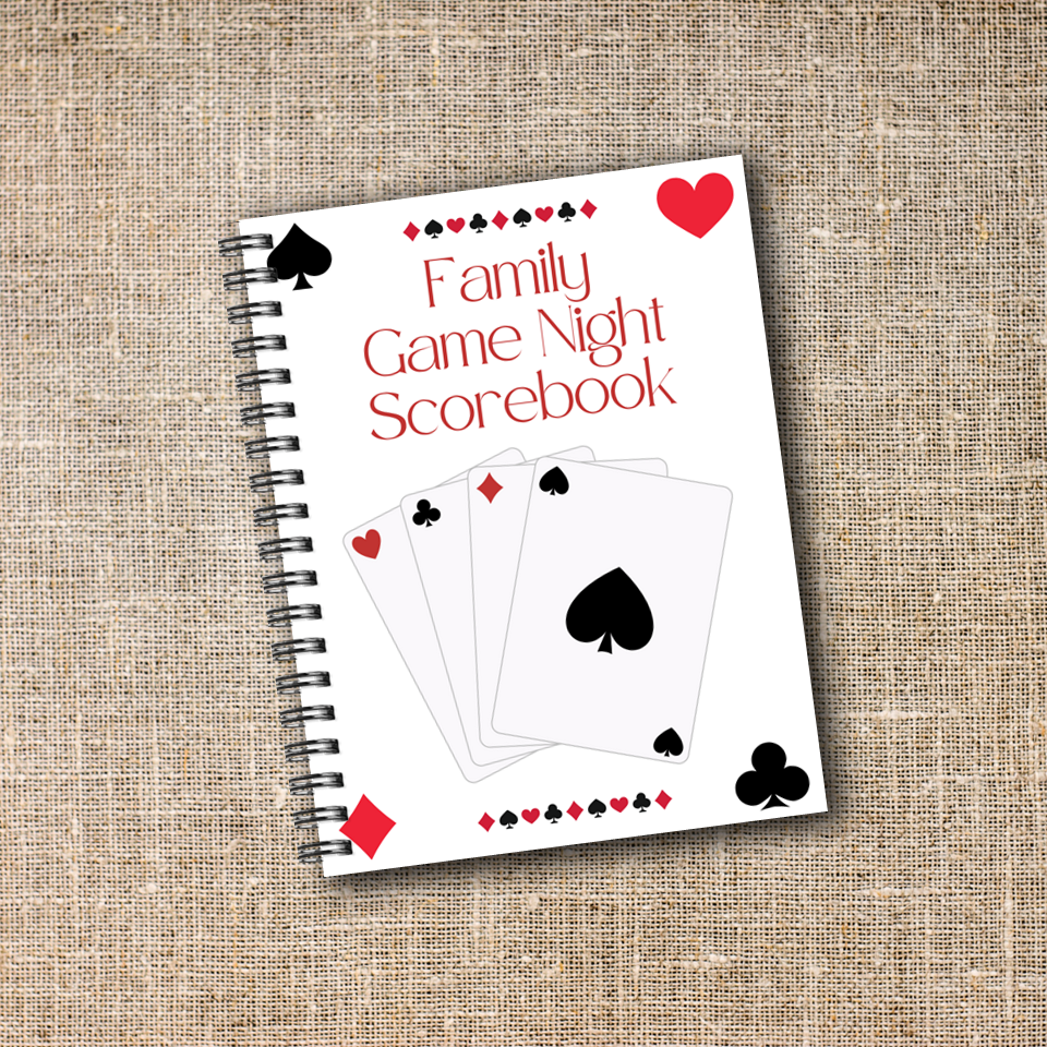 Family Game Night Score Book