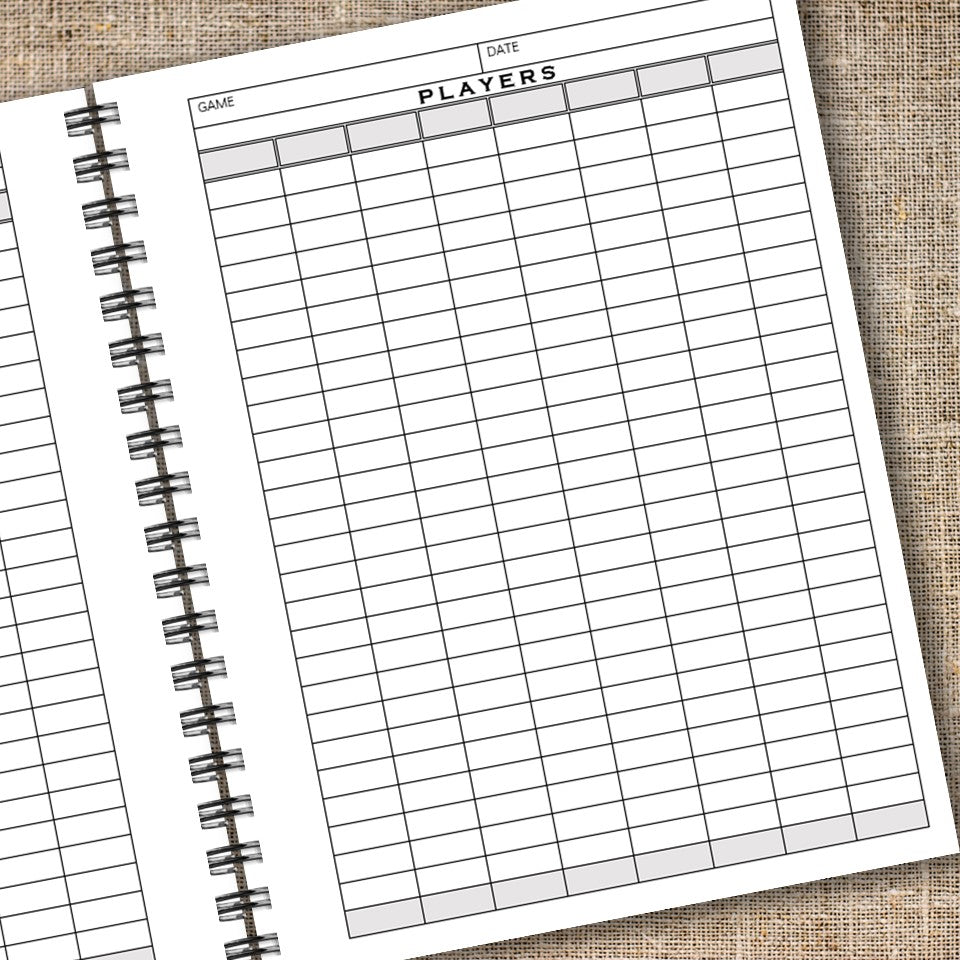 Game On Score Book