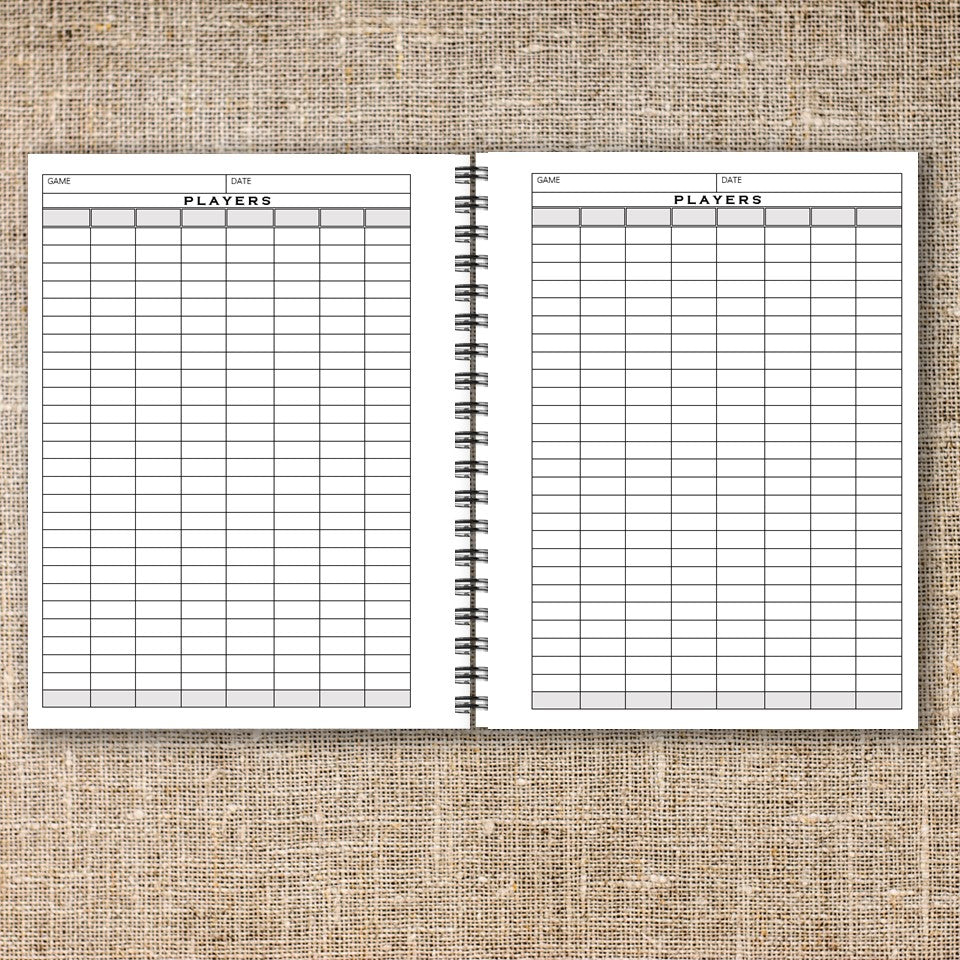 Game On Score Book