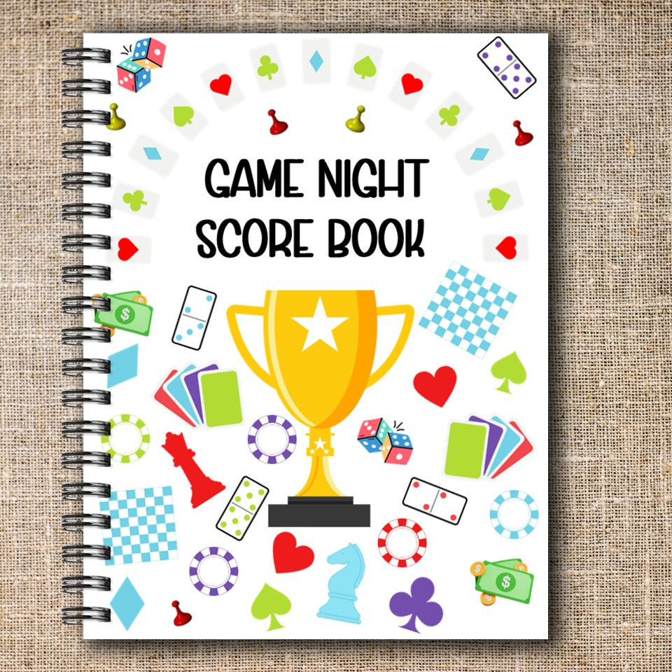 Game Night Score Book
