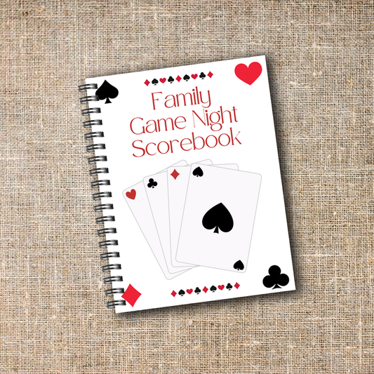 Family Game Night Score Book