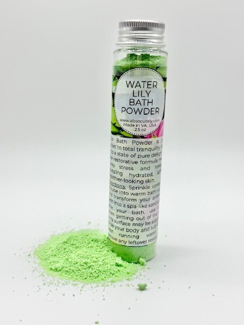 Water Lily Bath Powder
